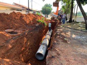 Jardim Progresso recebe ampliação de galeria pluvial