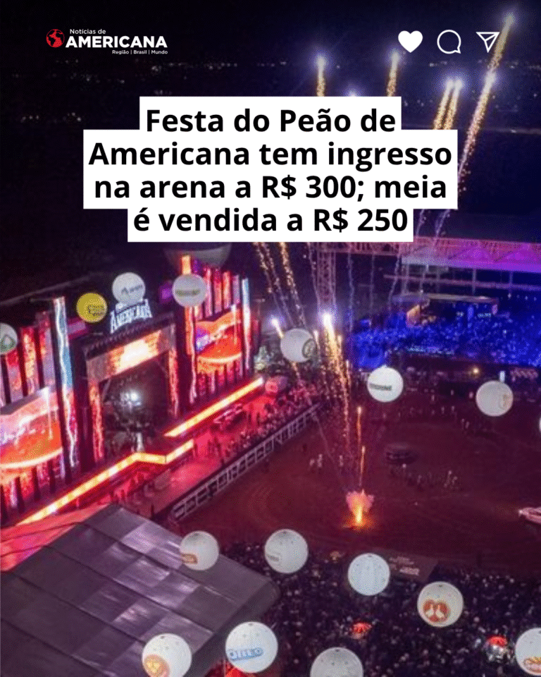 Festa do Peão de Americana tem ingresso na arena a R$ 300; meia é vendida a R$ 250